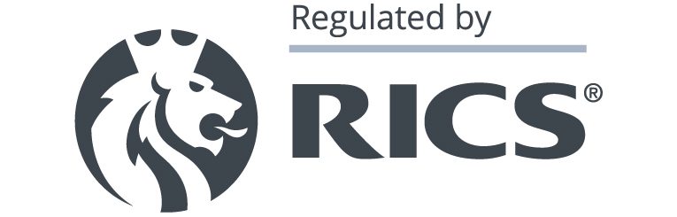 Visual identity for "Regulated by RICS," showcasing commitment to quality and ethical practices in the property profession.